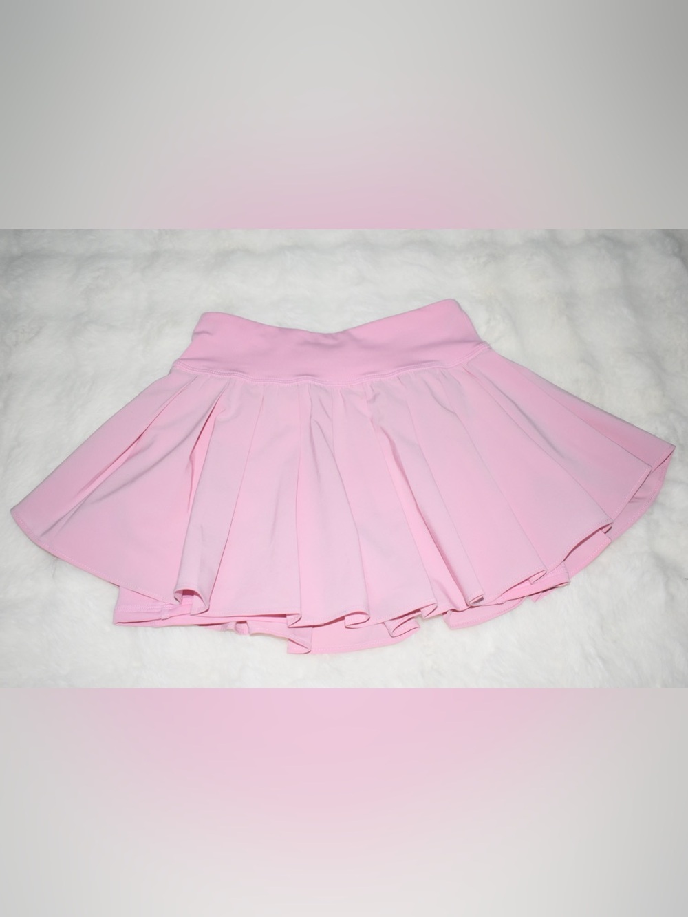 90 Degree By Reflex Light Pink Pleated Kids Skort